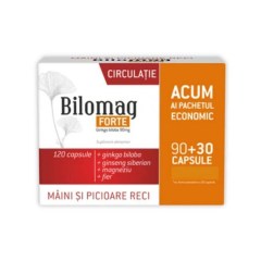 Bilomag forte Circulatie, 120 capsule, Zdrovit